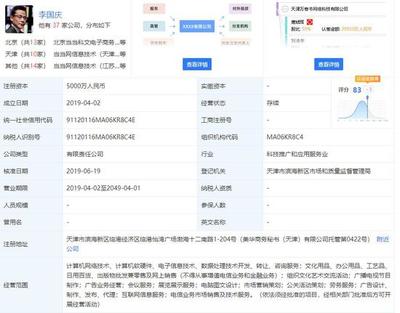 李国庆在早晚读书主体公司占股仅为1% 为最小股东